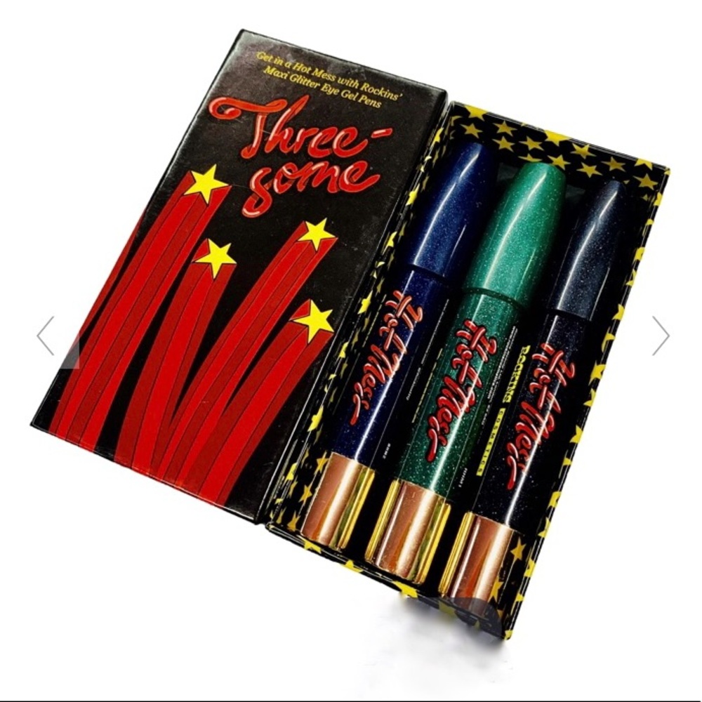 NWT 'HotMess Threesome' Glitter Gel Eye Pens